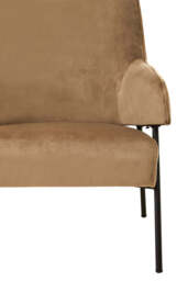 Darlisse Mink Velvet Chair - thumbnail 5