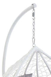 Reed White Hanging Chair - thumbnail 6