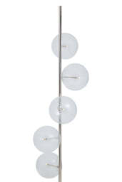 Valemont Floor Lamp – Nickel & White Marble - thumbnail 5