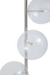 Valemont Floor Lamp – Nickel & White Marble - thumbnail 4