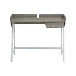 Norwood Desk with Drawers – Dark Walnut Veneer - thumbnail 1
