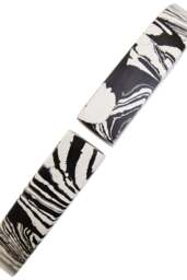 White Black Bookends Two of Set Delmorae And Marble - thumbnail 6