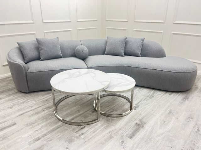 The Pebble Boucle Sofa - image 1