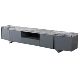 Regent Media Unit with Grey Marble Top