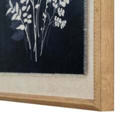 Flora & Fauna Collection Grove on Linen in Beaded Frame - thumbnail 2