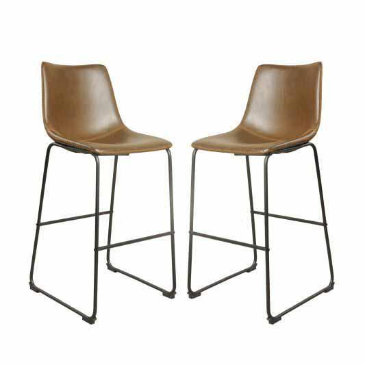 Nevoria Bar Stool Chestnut SET OF 2 - image 1