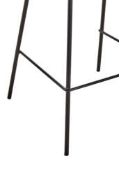 Linea Brown Faux Leather Bar Chair - thumbnail 2