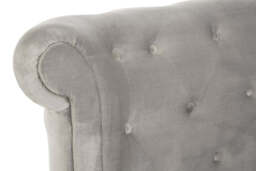 Lockwood Brushed Velvet Ottoman Bed – Grey (King) - thumbnail 3