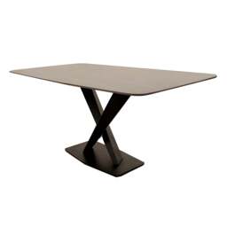 Apollo 1.6m Black Dining Table with Black Sintered Stone Top – Sleek Contemporary Style - thumbnail 4