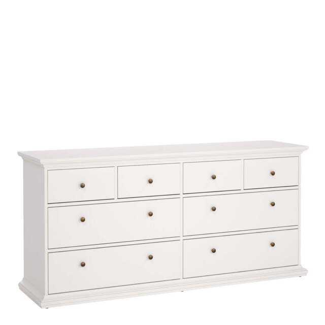 Paris Chest of 8 Drawers in White - image 1