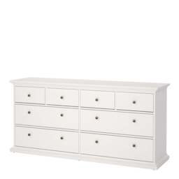 Paris Chest of 8 Drawers in White - thumbnail 3