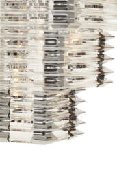 Fairhaven Prism Light – Glass & Chrome Finish (15 Bulb) - thumbnail 3
