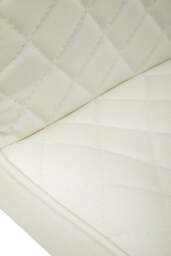 Lido Bar Chair – White Leather Effect with Black Base - thumbnail 2