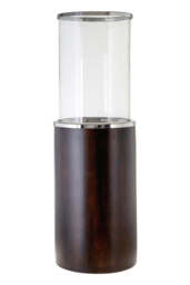 Ether Candle Holder – Glass & Wood (Large) - thumbnail 1