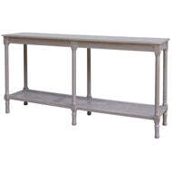 Serene Rattan Collection Large Wooden Console Table - thumbnail 1