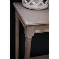 Serene Rattan Collection Large Wooden Console Table - thumbnail 4