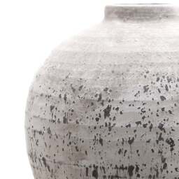 Artisanal & Earthy: The Tiber Stone Ceramic Vase - thumbnail 3