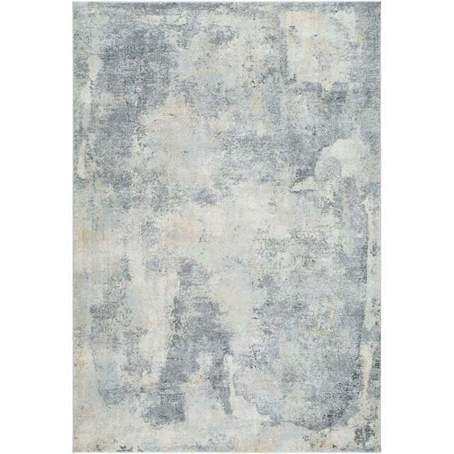 Refined Avellino Abstract Modern Marble High Pile Rug - image 1