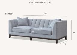 Aluxo Cooper 3-Seater Sofa in Dolphin Boucle - thumbnail 2