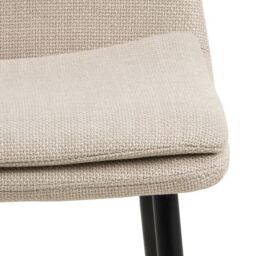 Becca Dining Chairs in Beige – Set of 4 - thumbnail 4