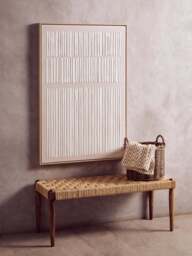 Textured Wall Canvas Sundown Natural Art