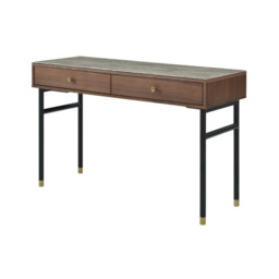 Willow Dressing Table / Desk – Natural Wooden Finish with Storage - thumbnail 2