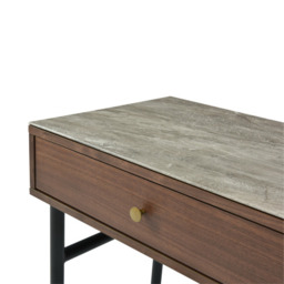 Willow Dressing Table / Desk – Natural Wooden Finish with Storage - thumbnail 3