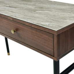Willow Dressing Table / Desk – Natural Wooden Finish with Storage - thumbnail 4