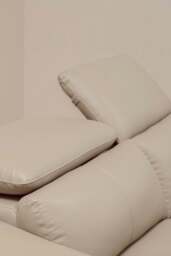 Chroma Leather Sofa – Stone (3 Seat) - thumbnail 6
