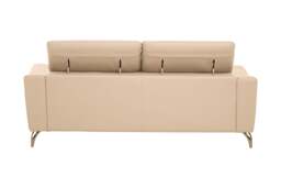 Chroma Leather Sofa – Stone (3 Seat) - thumbnail 4