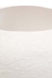 White Cotton Large Planter Mache Ravessa - thumbnail 4