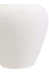 White Cotton Large Planter Mache Ravessa - thumbnail 2