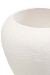 White Cotton Large Planter Mache Ravessa - thumbnail 3