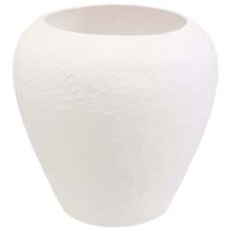 White Cotton Large Planter Mache Ravessa