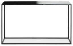 Hampstead Black & White Ombre Console Table – Contemporary Statement Hallway Table