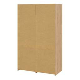 Line Wardrobe with 2 Doors 2 Drawers in Jackson Hickory Oak - thumbnail 4