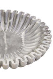 Suncrest Fluted Marble Bowl – Grey (Large) - thumbnail 4