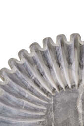 Suncrest Fluted Marble Bowl – Grey (Large) - thumbnail 3