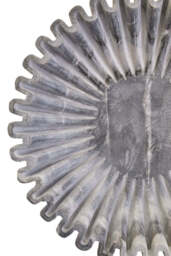 Suncrest Fluted Marble Bowl – Grey (Large)