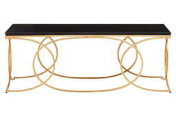 Chesham Modern Coffee Table – Black Finish - thumbnail 1