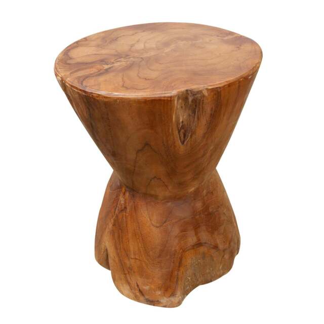 Delvane Stool / Side Table Natural wax - image 1