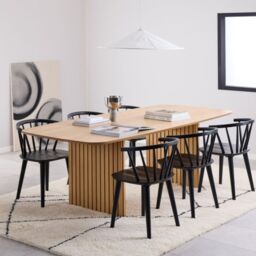 Ida Dining Chair in Black Set of 2 - thumbnail 3