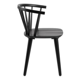 Ida Dining Chair in Black Set of 2 - thumbnail 2