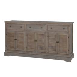 Delphine Collection 6 Door 3 Drawer Large Dresser Base - thumbnail 1