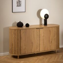 Colima 2 Door Sideboard in Oak - thumbnail 2