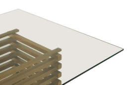 Dorking Matte Gold Dining Table – Contemporary Statement Dining Table - thumbnail 4