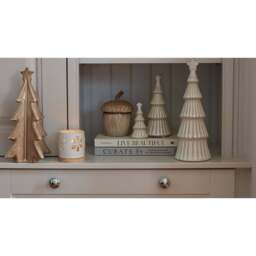 Large Alora Snowy Layered Tree with Star - thumbnail 4