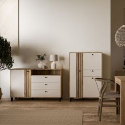 Cumbria Chest 5 Drawers Dark Grey - thumbnail 1