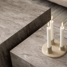 Dice Coffee Table Set in Grey Marble Effect Finish - thumbnail 3