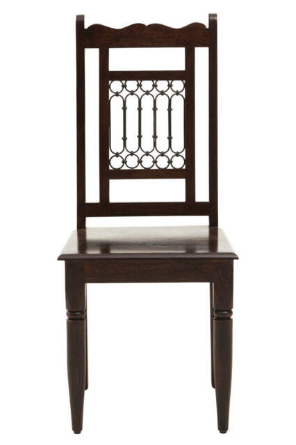 Rill Dining Chair – Dark Sheesham Wood - image 1